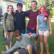 exchange student_Kenya with hostfamily